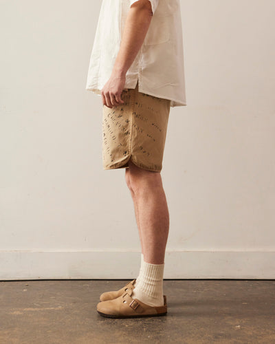 Kapital Burberry Remake Shorts, Beige