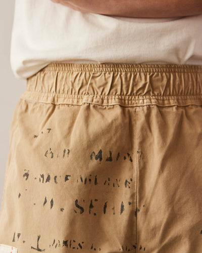 Kapital Burberry Remake Shorts, Beige