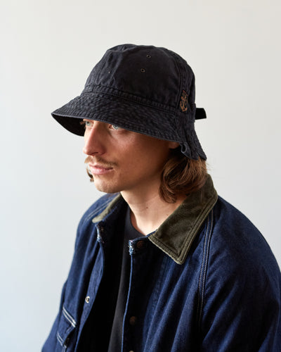 Kapital Chino Radio Hat, Black