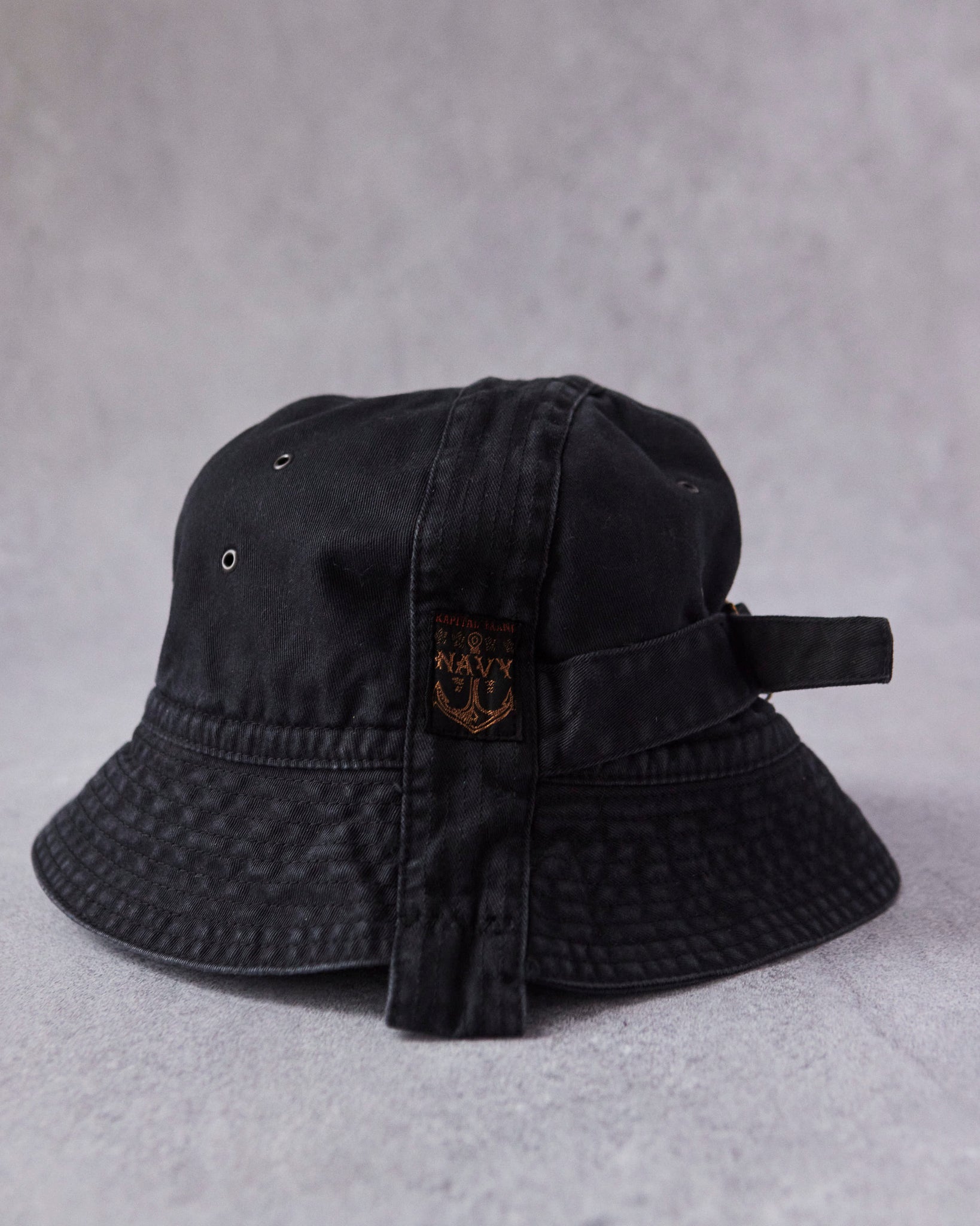 Kapital Chino Radio Hat, Black