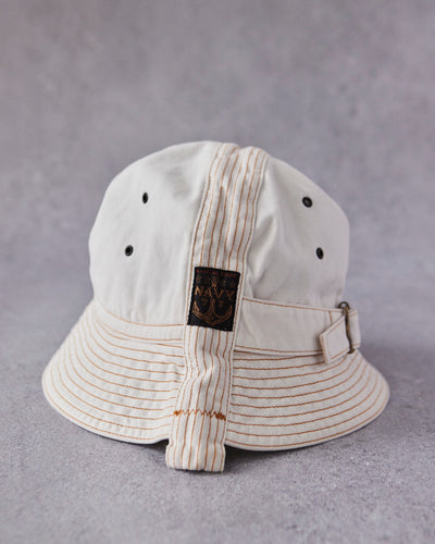 Kapital Chino Radio Hat, White