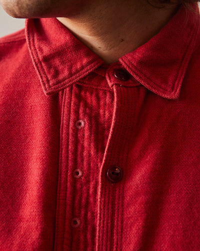 Kapital Cotton Wool Mopar Shirt, Red