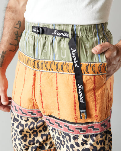 Kapital Crazy Eco Baka Shorts, Patchwork