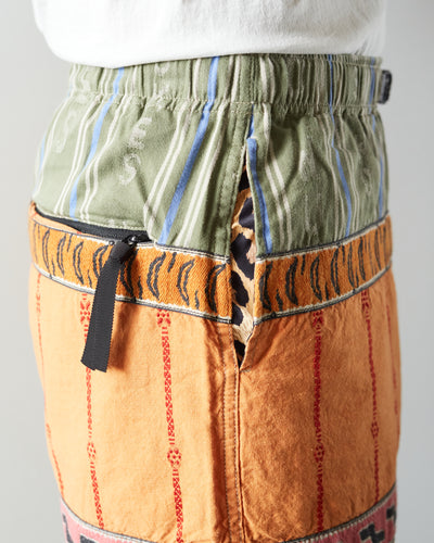 Kapital Crazy Eco Baka Shorts, Patchwork