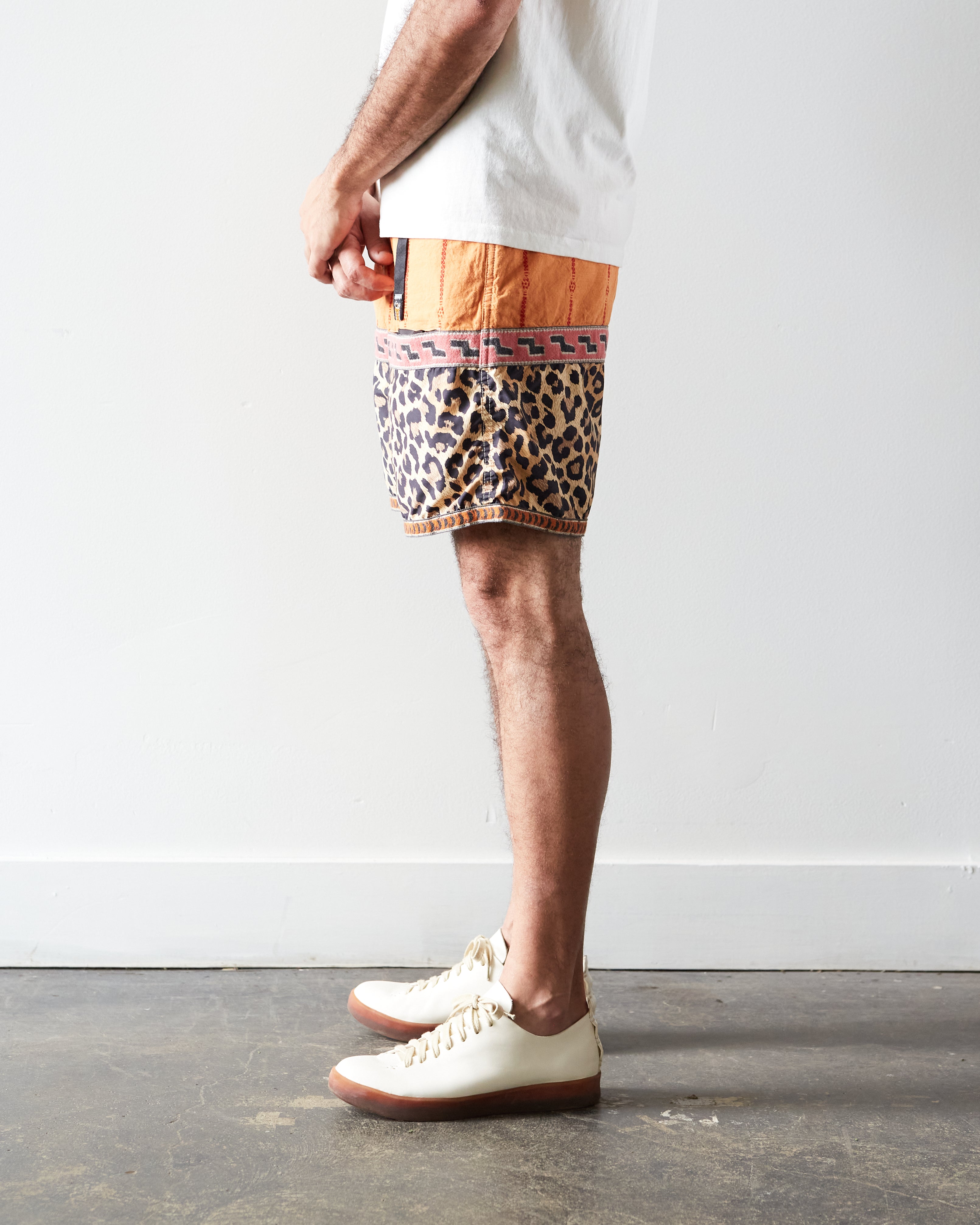 Kapital Crazy Eco Baka Shorts, Patchwork – Glasswing