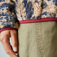 Kapital Damask Fleece Pullover, Beige