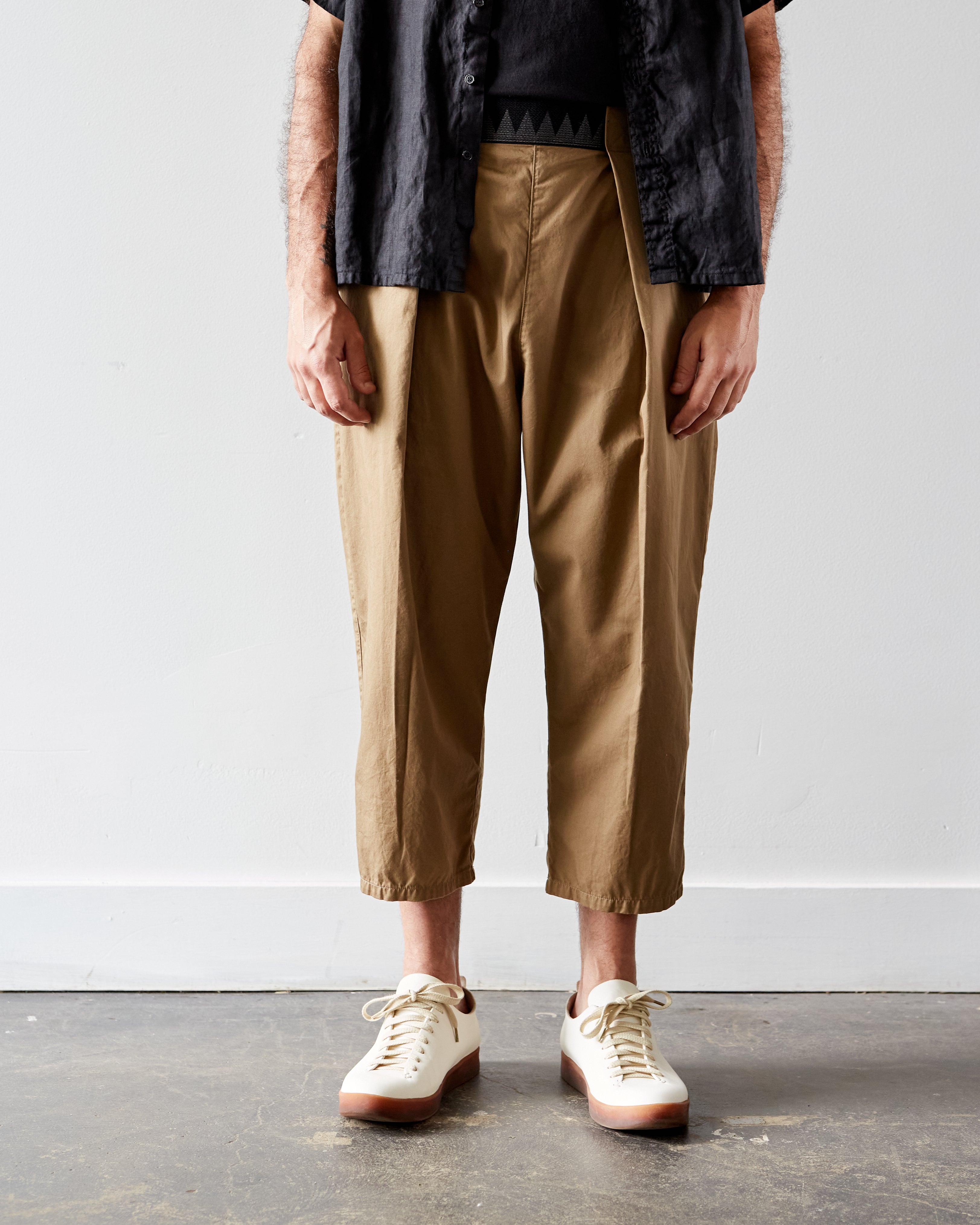 Kapital Easy Beach Go Pants, Beige Glasswing