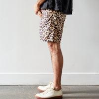 Kapital Fast-Dry Taffeta Easy Shorts, Leopard