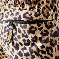 Kapital Fast-Dry Taffeta Easy Shorts, Leopard