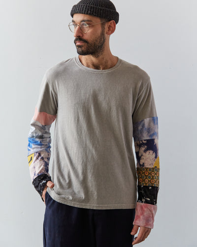 Kapital Jersey Hippie Long Sleeve T, Gray