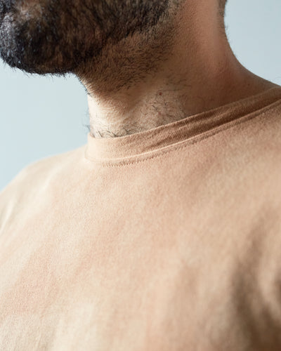 Kapital Katabira 3/4 Sleeve Tee, Moca Beige