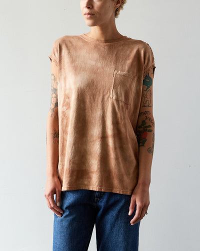 Kapital Katabira Sleeveless Tee, Moca Beige