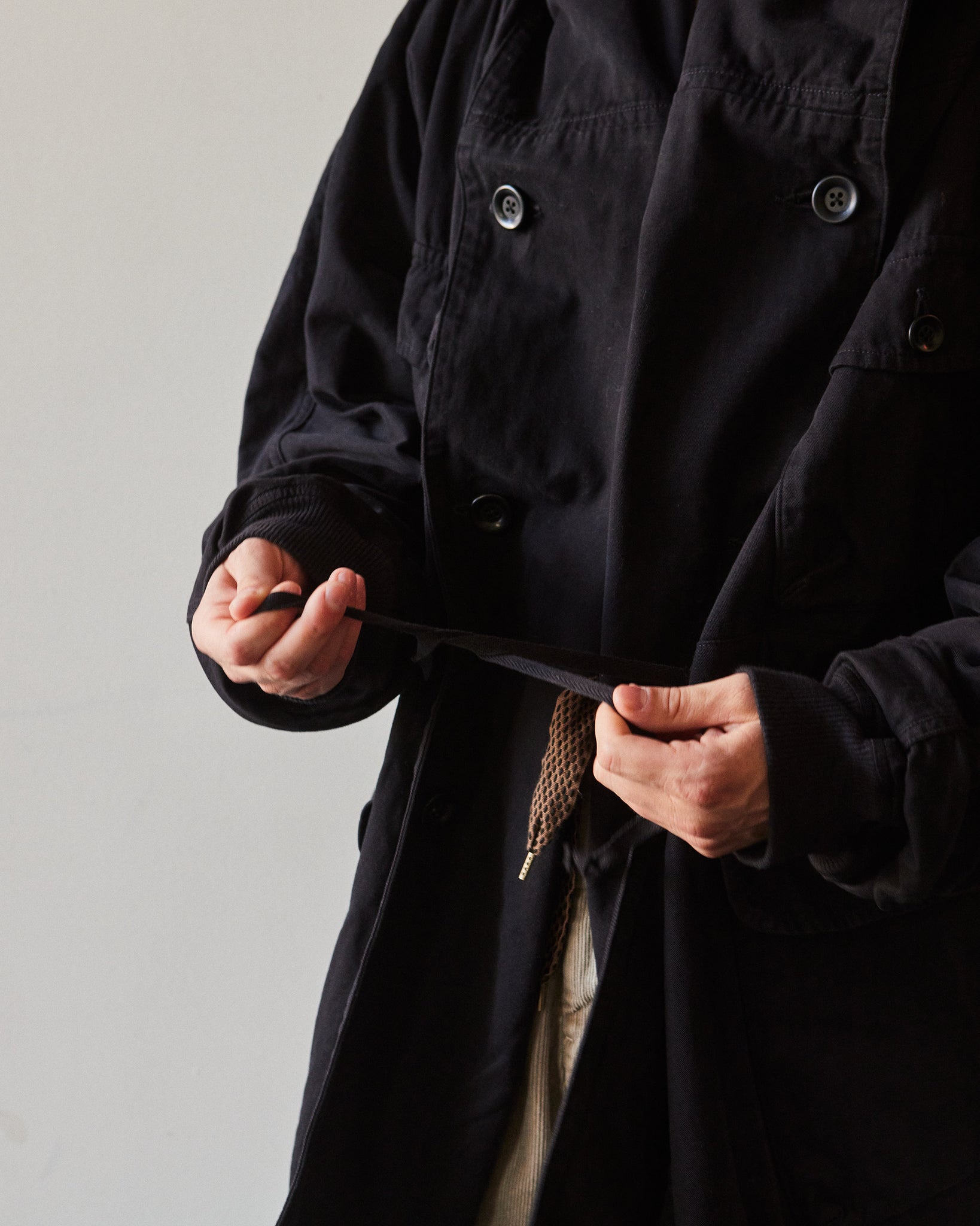 Kapital Katsuragi Ring Coat, Black