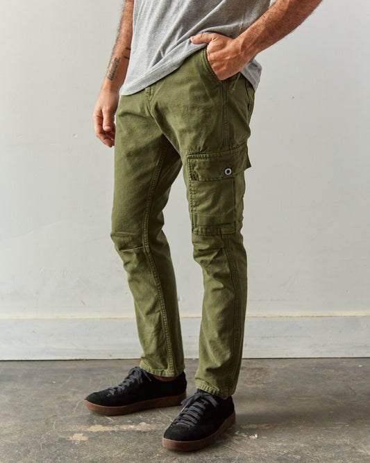 Kapital Light Canvas Ringoman Cargo Pants, Khaki