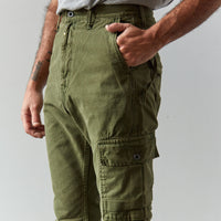 Kapital Light Canvas Ringoman Cargo Pants, Khaki