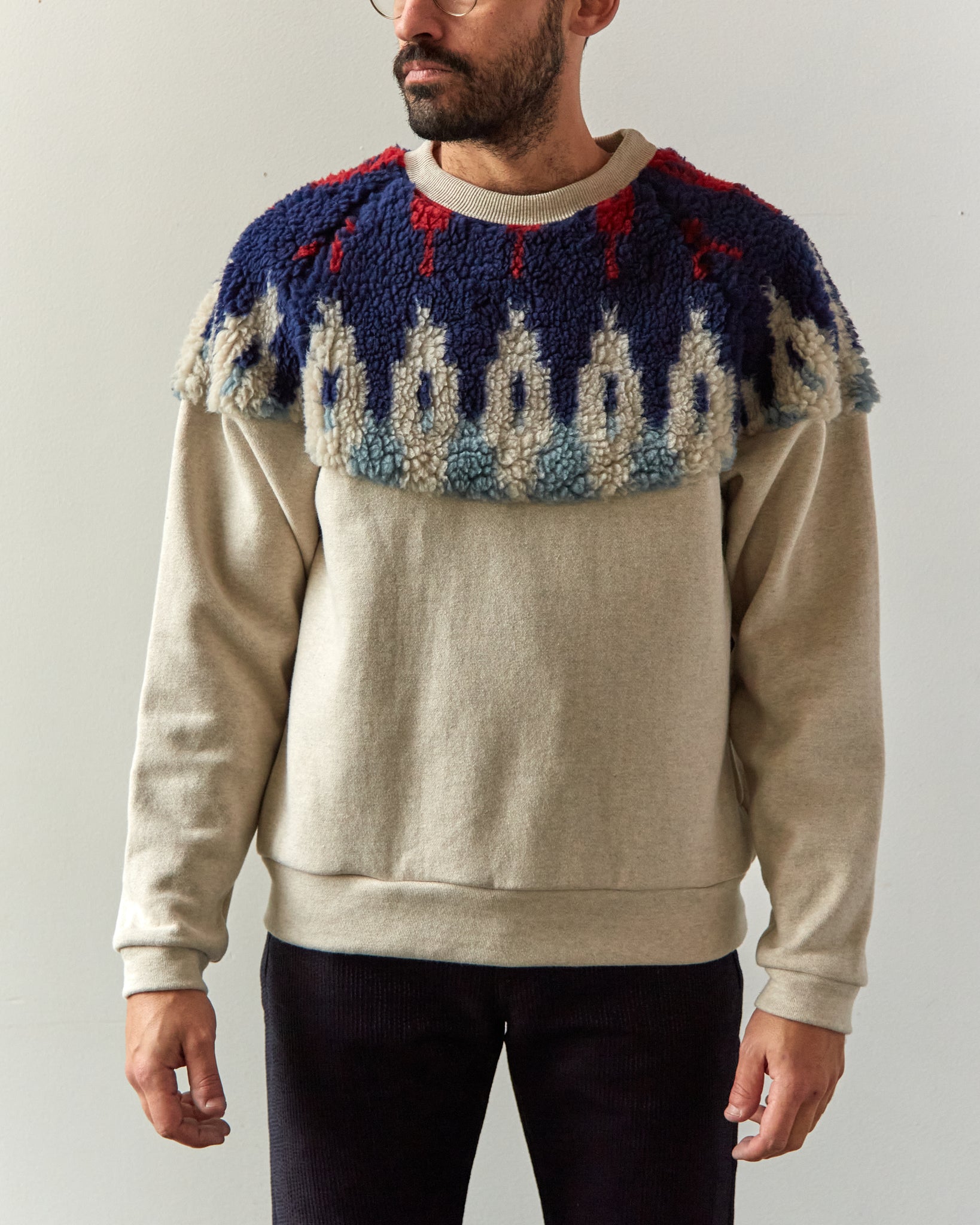 Kapital Nordic Sweater, Navy