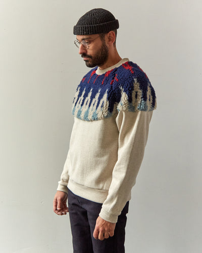 Kapital Nordic Sweater, Navy