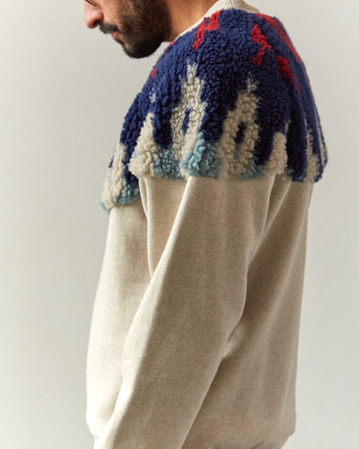 Kapital Nordic Sweater, Navy
