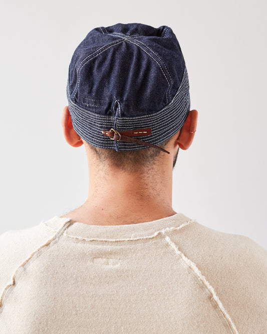 Kapital Old Man and the Sea Cap 12oz Denim, Dark