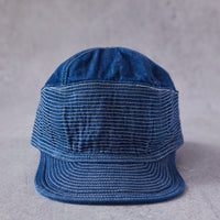 Kapital Old Man and the Sea Cap 12oz Denim, Midtone