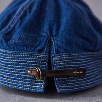 Kapital Old Man and the Sea Cap 12oz Denim, Midtone