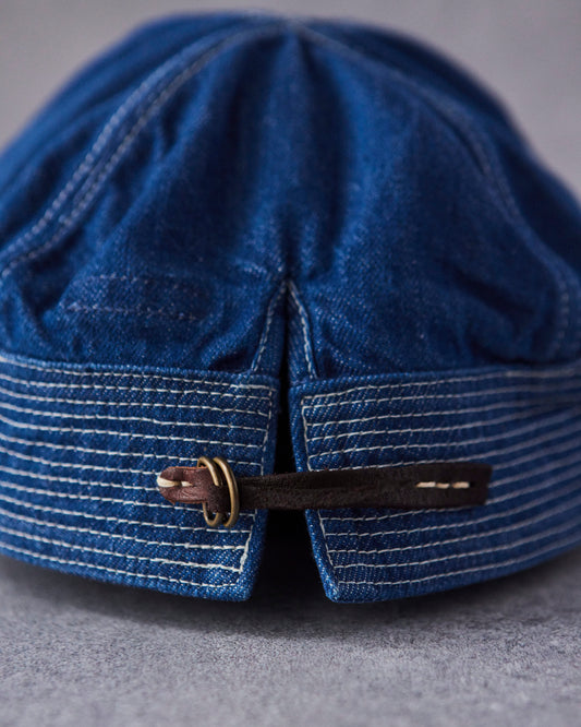 Kapital Old Man and the Sea Cap 12oz Denim, Midtone