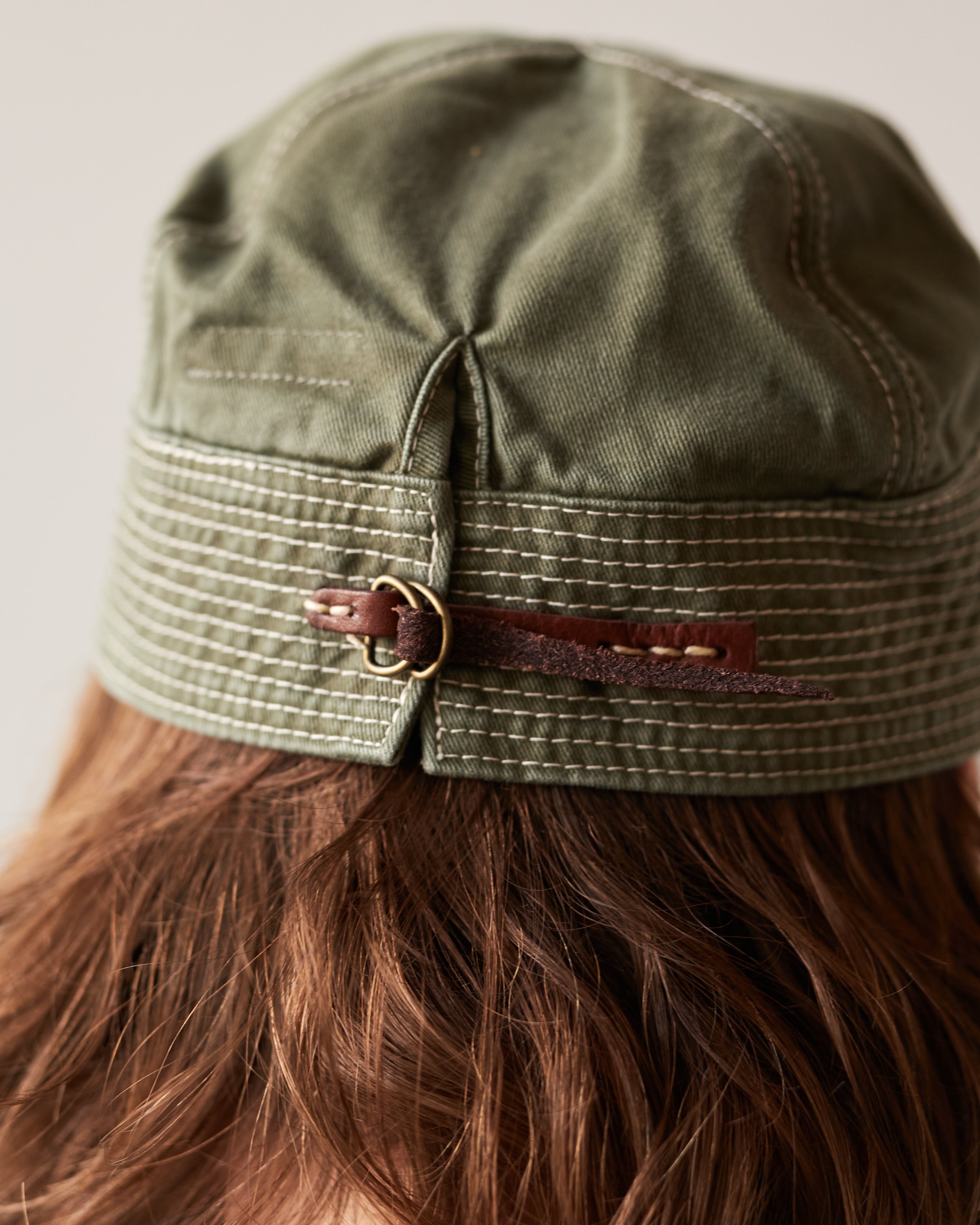 Kapital Old Man and the Sea Cap, Khaki Green – Glasswing