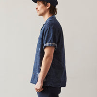 Kapital Patchwork Boro Aloha Shirt, Indigo