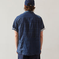 Kapital Patchwork Boro Aloha Shirt, Indigo