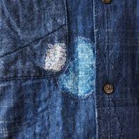 Kapital Patchwork Boro Aloha Shirt, Indigo