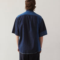 Kapital Patchwork Katmandu Shirt, Indigo