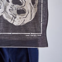 Kapital Rain Skull Bandana, Black