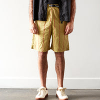 Kapital Siam Stripe Easy Shorts, Light Khaki