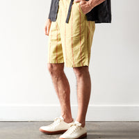 Kapital Siam Stripe Easy Shorts, Light Khaki