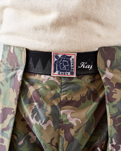 Kapital Taffeta Easy Beach Go Pants, Peace Camo