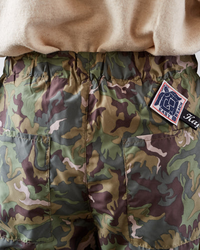 Kapital Taffeta Easy Beach Go Pants, Peace Camo