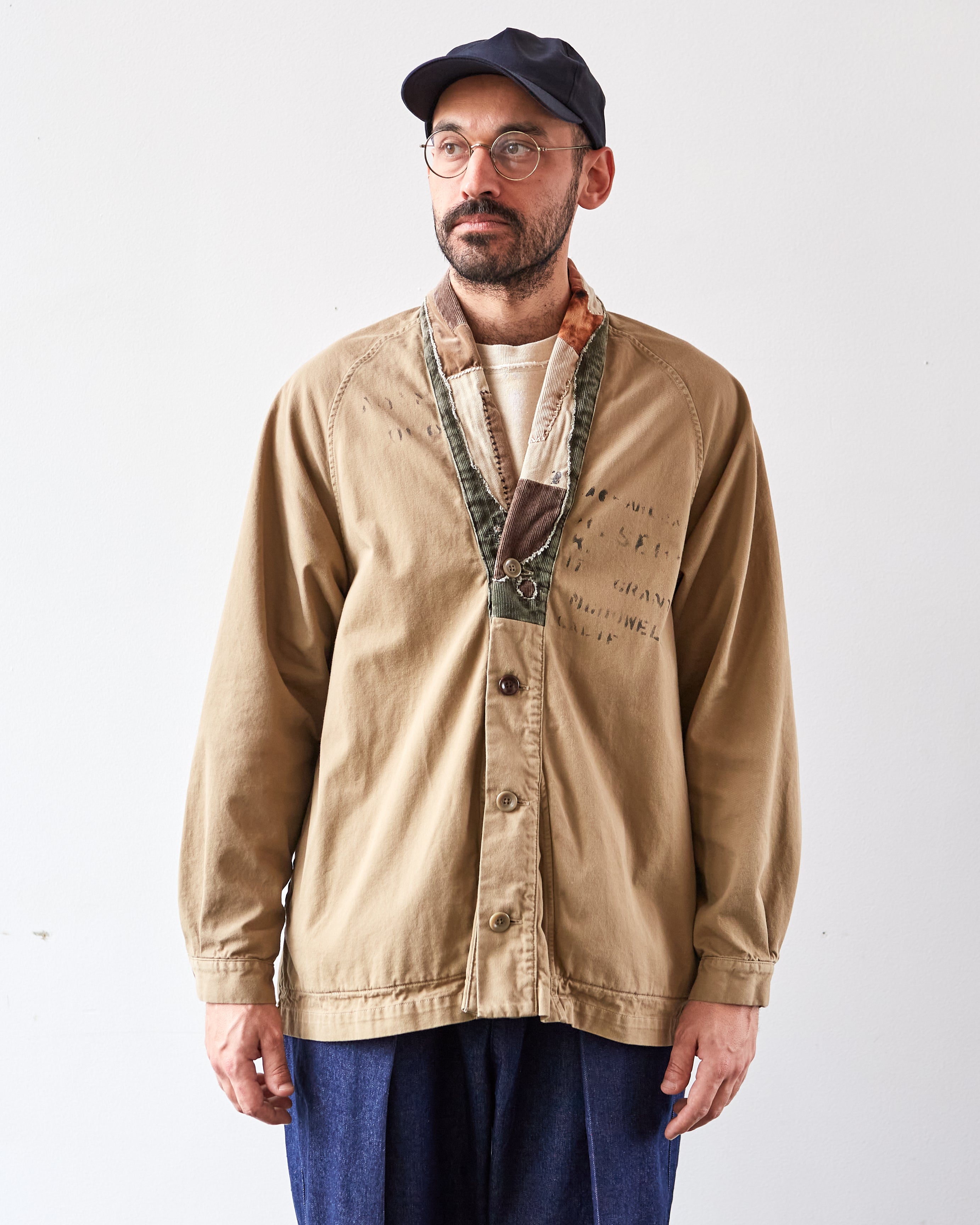 Kapital Tiger Juddbhan Shirt, Beige – Glasswing