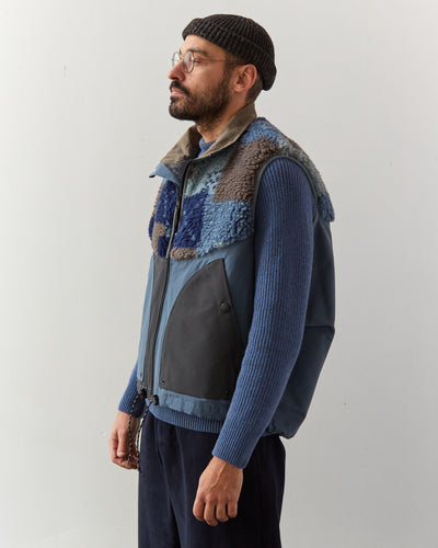 Kapital Tugihagi Fleece Hutte Vest, Navy