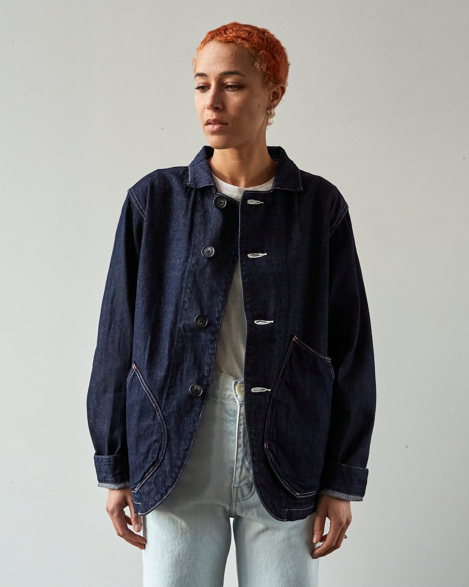 Kapital 12oz Denim Ringoman Coverall, Denim | Glasswing