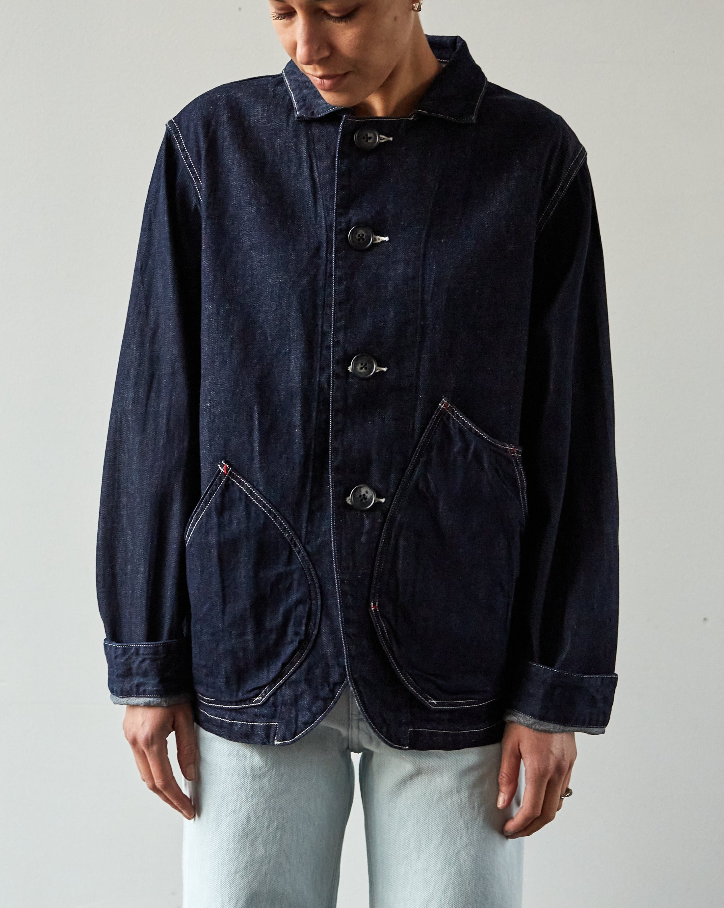 Kapital 12oz Denim Ringoman Coverall, Denim | Glasswing