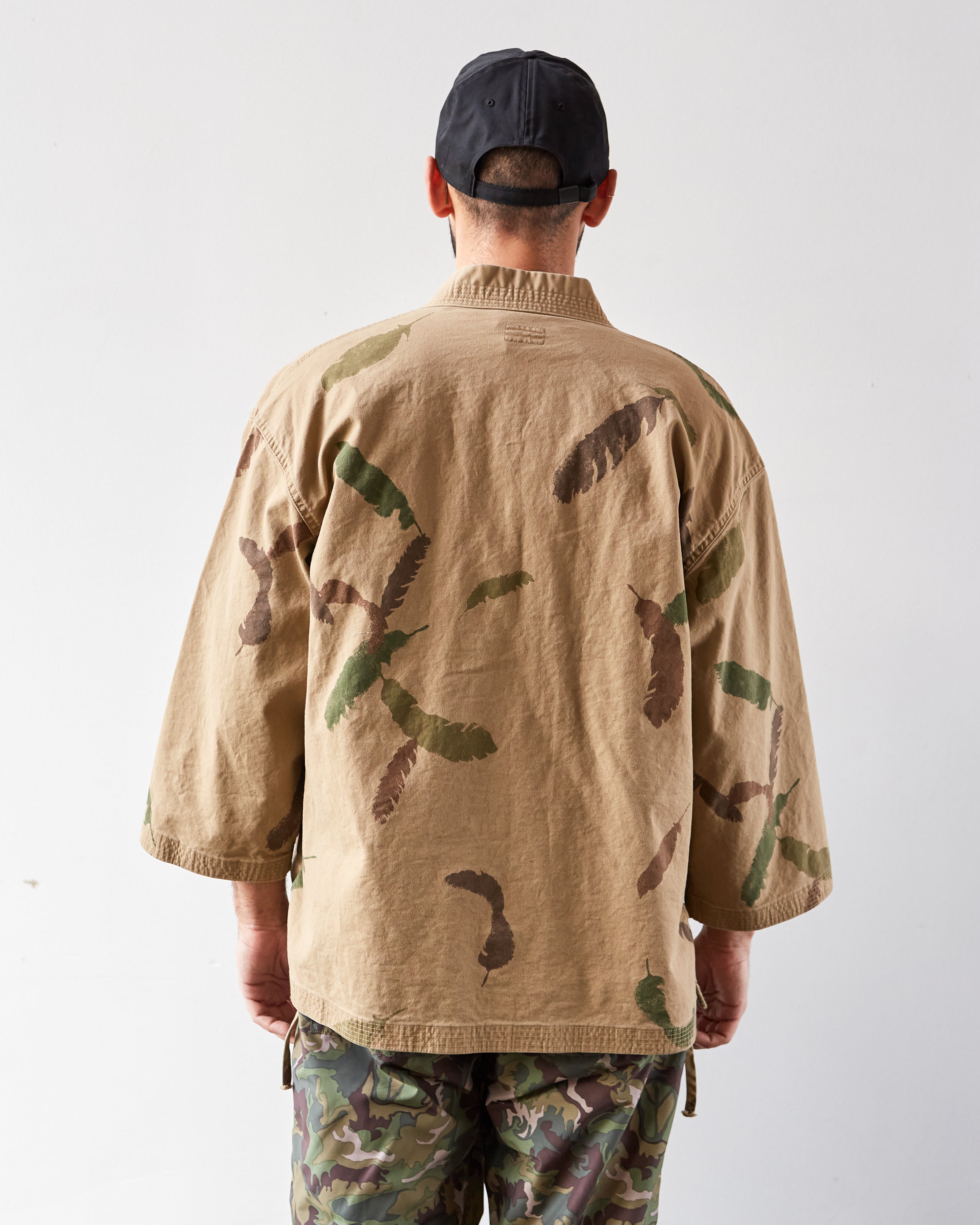 Kapital Unisex Camo Kakashi Shirt, Feather – Glasswing