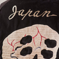 Kapital Velvet Souvenir Rain-Skull Jacket, Black