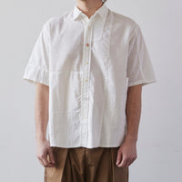 Kapital White Patch Katmandu Shirt, White