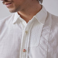 Kapital White Patch Katmandu Shirt, White