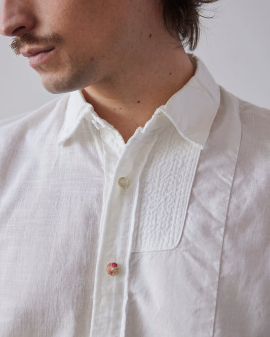 Kapital White Patch Katmandu Shirt, White