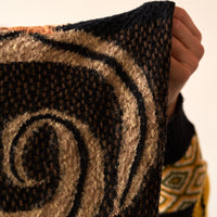 Kapital Wool Ainu Five Ring Scarf, Yellow