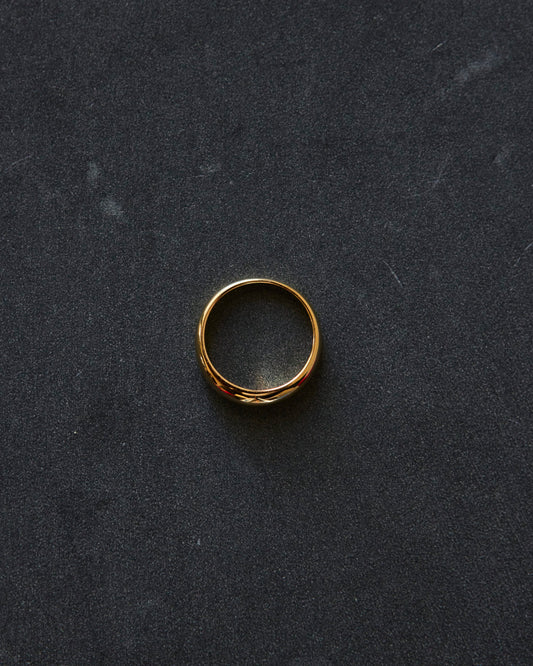 Kara Yoo Hera Dome Ring, Gold Vermeil