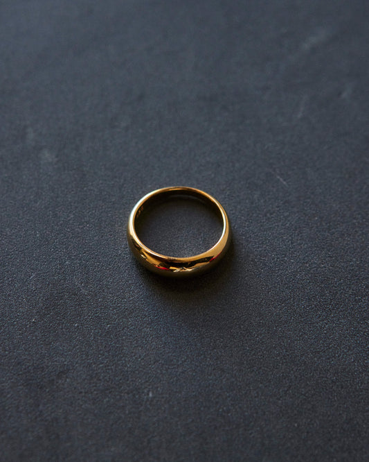 Kara Yoo Hera Dome Ring, Gold Vermeil