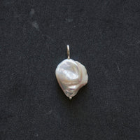 Kara Yoo Keshi Petal Pearl Pendant, Sterling Silver