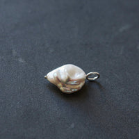 Kara Yoo Keshi Petal Pearl Pendant, Sterling Silver